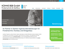 Tablet Screenshot of kuehne-bsb.de